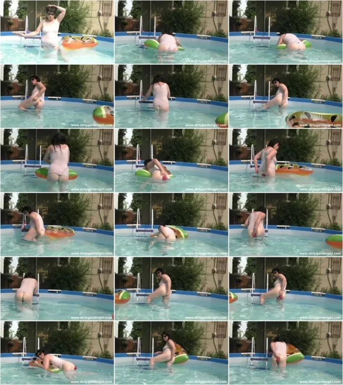Dirtygardengirl  - Dirtygardengirl anal fisting & prolapse in swimming pool (14.10.2021) [FullHD 1080p] (Anal Fisting)