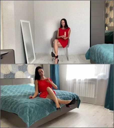 Princess_Monica - JOI, handjob, oiled legs tease [FullHD 1080p] (Solo)