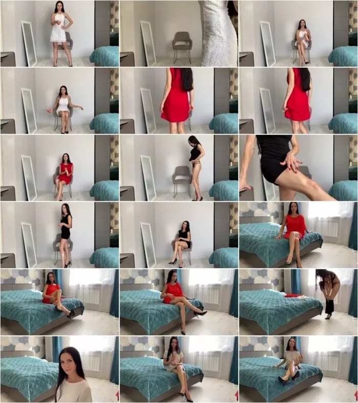 Princess_Monica - JOI, handjob, oiled legs tease [FullHD 1080p] (Solo)