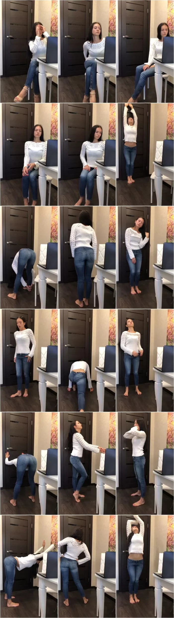 Princess_Monica - Non-nude stretching [UltraHD/2K 1920p] (Solo)