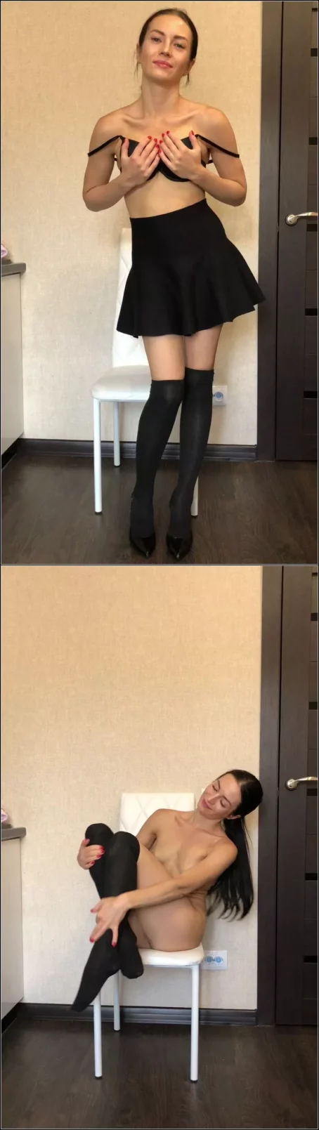 Princess_Monica - School girl striptease [UltraHD/2K 1920p] (Solo)