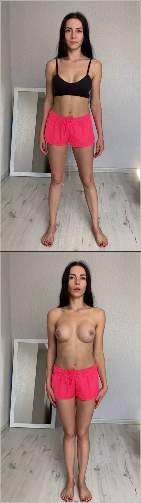 Princess_Monica - Squats, masturb, wet shorts teasing [UltraHD/2K 1920p] (Solo)