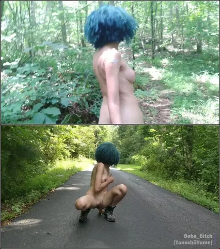 Boba_Bitch - Hot and Humid fingering in the Woods [FullHD 1080p] (Young)