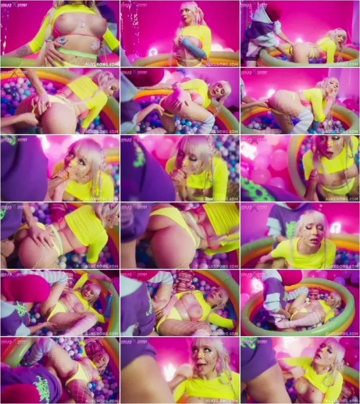AliceBong  - Candy girl sucks lollipop (12.01.2022) [FullHD 1080p] (Anal)