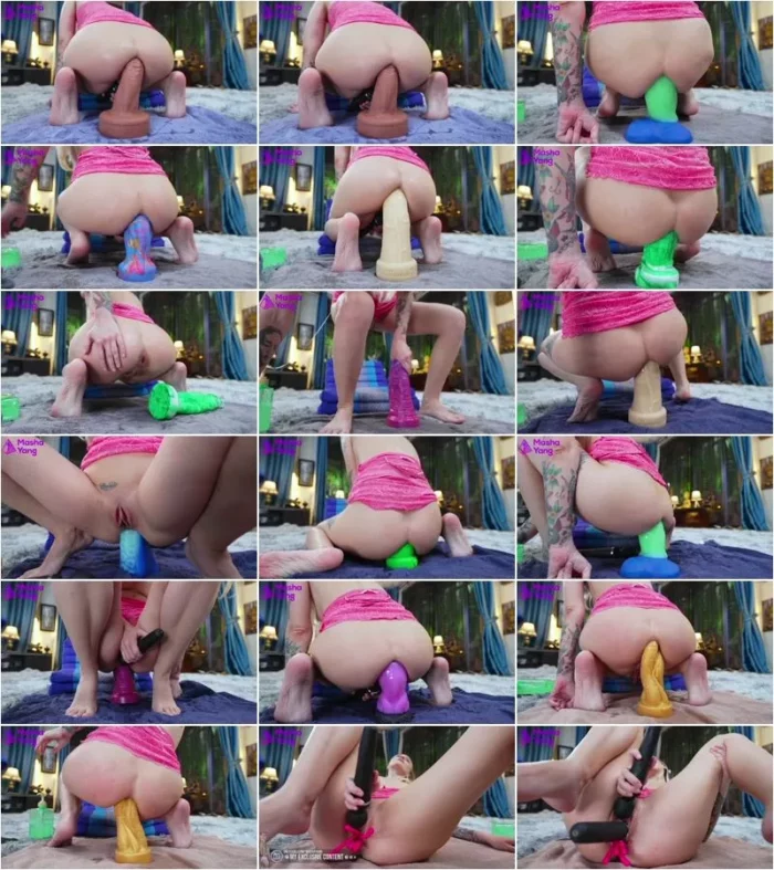 MashaYang  - ALL in ONE Cute Teen ANAL DESTRUCTION [UltraHD/4K 2160p] (Dildo)