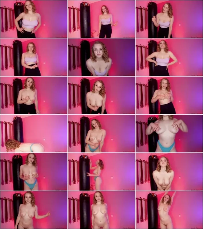 Sarah Calanthe - Edging training - Fitness instructor JOI [FullHD 1080p] (Big Tits)