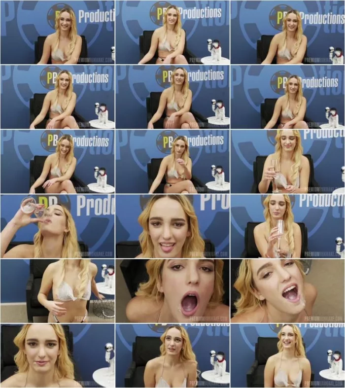 Anna Khara #1  - Interview Bukkake [UltraHD/4K 2160p] (Bukkake)