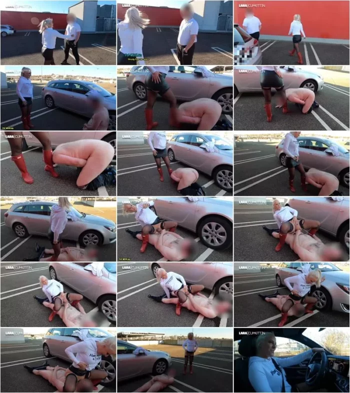 Lara-CumKitten - Spontaner pss und go - Devoten LeckSklaven public vollgepsst [FullHD 1080p] (MDH)