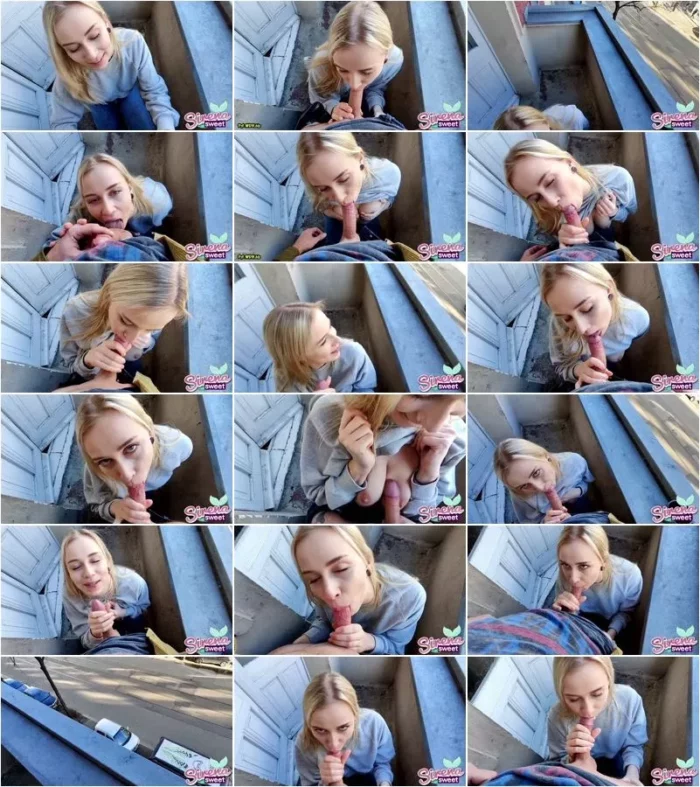 SirenaSweet - Oeffentlicher Blowjob in Berlin - Ob uns die Nachbarn gesehen haben [FullHD 1080p] (MDH)