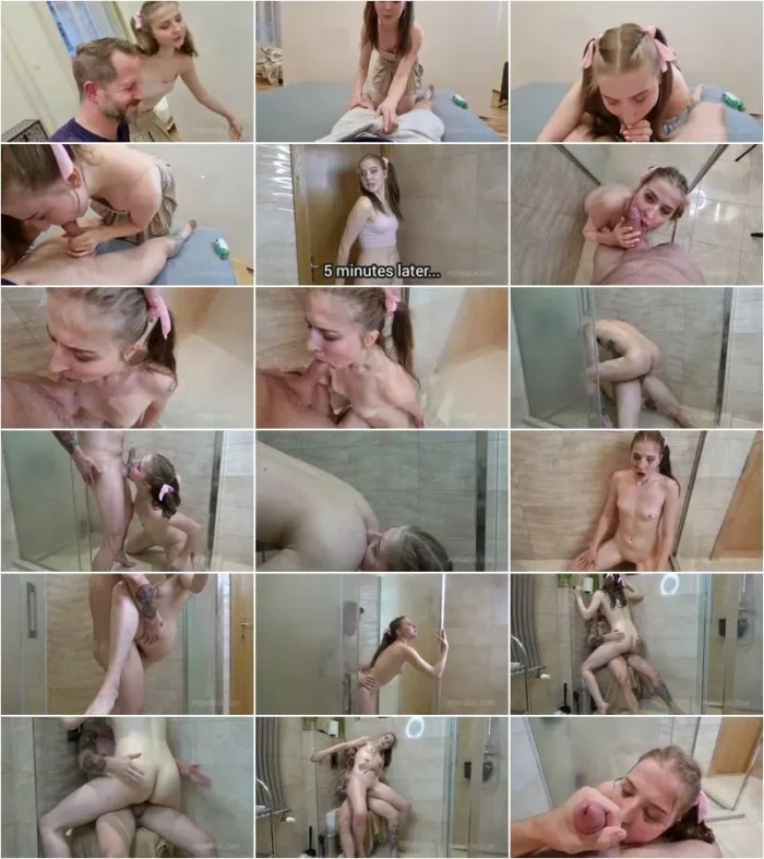 St. Martha -  WELCOME TO PORN - 18 y.o. Teen ST. MARTHA hardcore rough fucking, Deepthroat, Spit on face, ass rimming, 2 CUMSHOTS!  [HD 720p] (LegalP0rno)