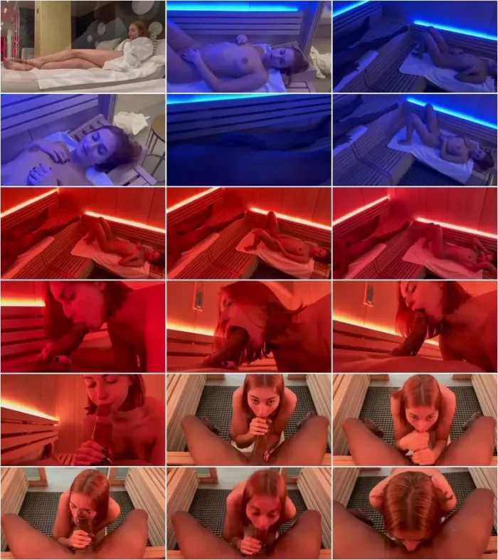 Dollydyson - Riesen 23 cm Schwanz nimmt meinen Mund in der Sauna durch Teil 1 [HD 720p] (MDH)