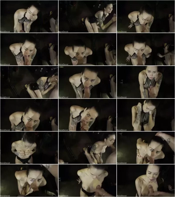 Noradevot - Im SM Studio vollgespritzt - Mundfick fuer Latex bitch [FullHD 1080p] (MDH)