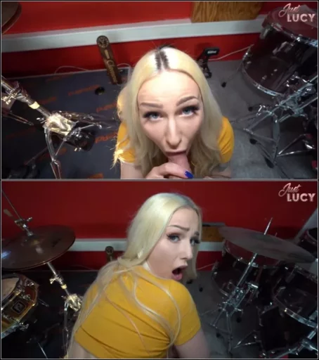 JustLucy - OMG - Mein Schlagzeug-Lehrer stoesst mich hart ins Becken [FullHD 1080p] (MDH)