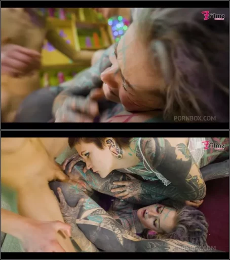 Anuskatzz - 2 heavy tattoo girls get ass fucked by a big dick [HD 720p] (LegalP0rno)