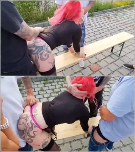 Vika-Viktoria - Jung-Schlampe endlich Alt genug - Am Geburtstag zum Gangbang Luder gemacht [FullHD 1080p] (MDH)