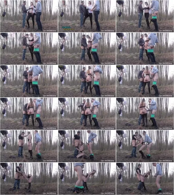 Leo-SecretLove - User Dreh im Wald - heisser Dreier mit Sachsen-Rico Teil 1 [FullHD 1080p] (MDH)