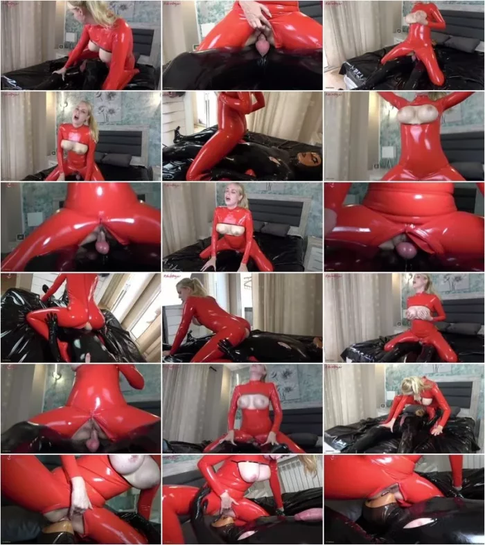 KikiVega - SPRITZVERBOT - Wildes Abreiten und pssabfuellung der LATEXGOETTIN [FullHD 1080p] (MDH)