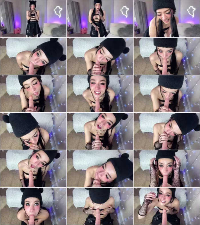 PsilocybinSkye - Blowjob Obsessed E-Girl [FullHD 1080p] (Dildo)