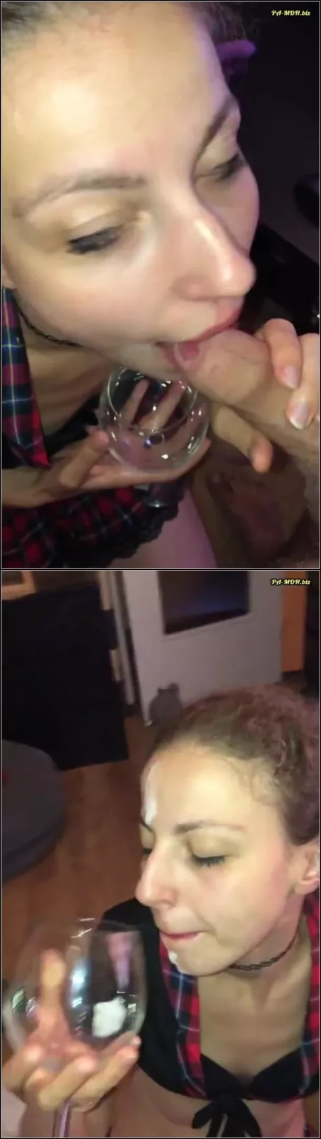 Mausilocke - Sperma aus dem Glas getrunken [FullHD 1080p] (MDH)