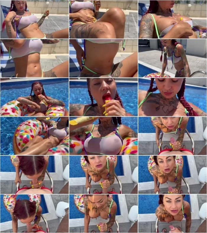 RiaRed - Erst saugen  dann lecken und die Wichse auf die Titten [FullHD 1080p] (MDH)