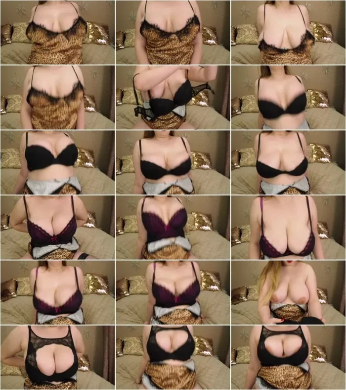 Victoria Romanova - Bouncing boobs in bra 4 bras [UltraHD/4K 2160p] (Big Tits)