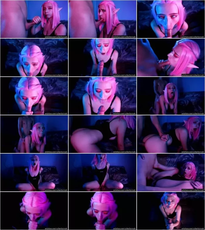 Cyberly Crush - Sexy Night Elf Passionate Fuck [FullHD 1080p] (Teen)