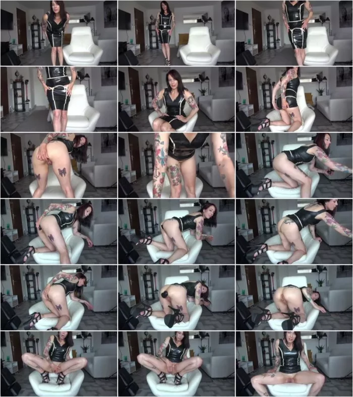 Adeline Lafouine - Latexdress Anal Plugs Squirt [FullHD 1080p] (Milf)