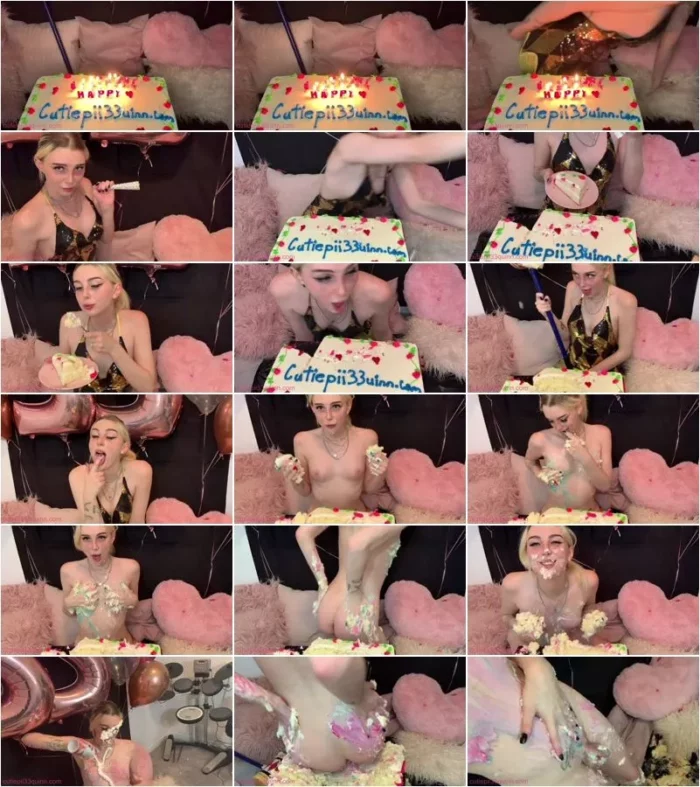 cutiepii33quinn  - BIRTHDAY CAKE SMASH [HD 720p] (Trans)