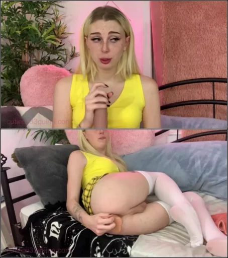 cutiepii33quinn - fucking myself till i cum after school [HD 720p] (Trans)