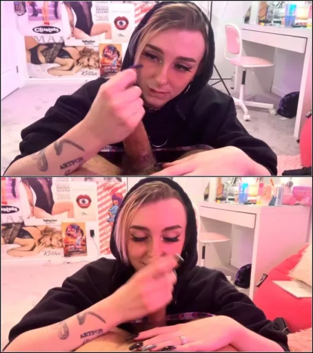 cutiepii33quinn - teasing daddy's cock [FullHD 1080p] (Trans)