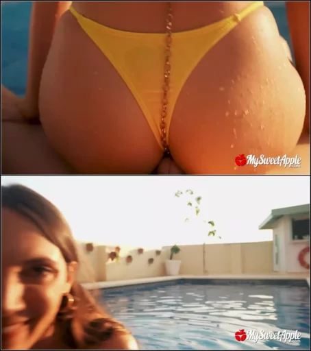 MySweetApple - 22 07 22 sunset sex on the pool [FullHD 1080p] (Amateur)