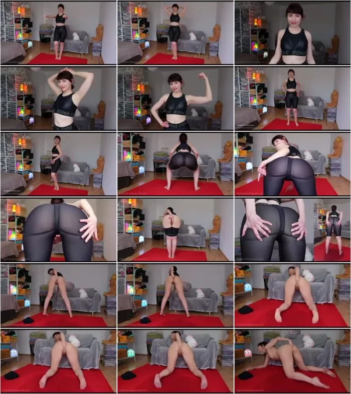 Mylene - Fitness and fisting. Wank 4 me  [HD 720p] (Anal Fisting)