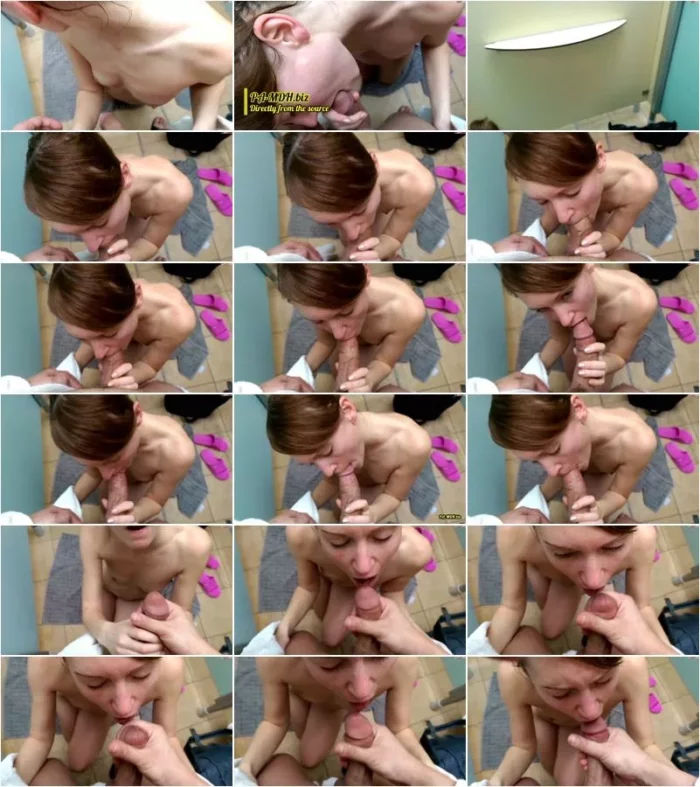 SarahRoxx - Public Blowjob und Cumshot in Berliner Therme [FullHD 1080p] (MDH)