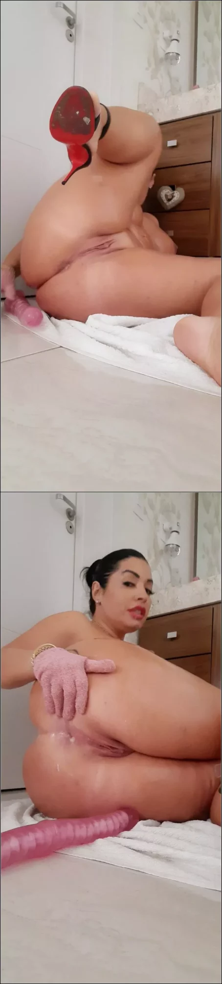Monica Santhiago - Fucking Dildo In Ass [UltraHD/4K 2400p] (Latina)