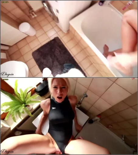 Daynia - ANAL im Badeanzug - XXL Spermaexplosion [FullHD 1080p] (MDH)