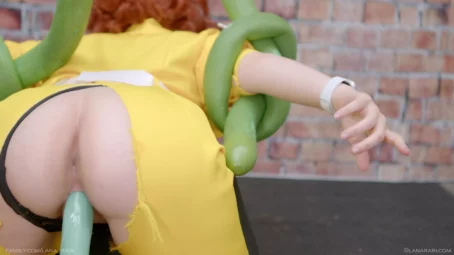 Lana Rain - April O'Neil Tentacle Fucked LIVE | TMNT 14.10.2022 [UltraHD/4K 2160p] (Dildo)