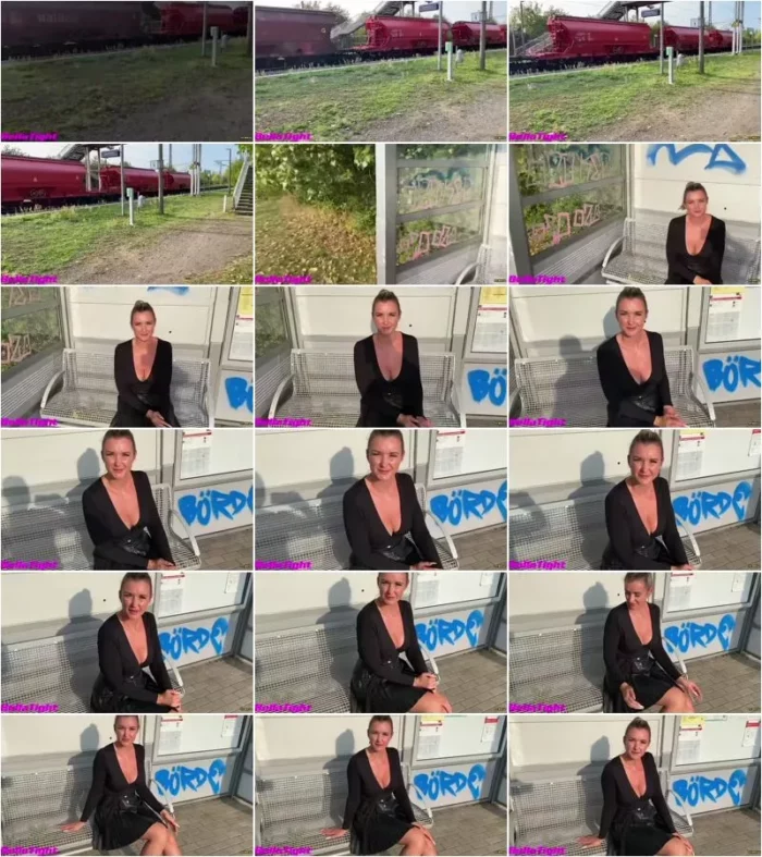 BellaTight - SKANDAL NACKT AUF DEM BAHNSTEIG [HD 720p] (MDH)