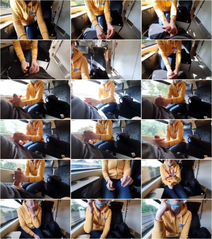 Lisa-Sack - Speed Wichsen im Zug - Handjob vor Schwiegermutters Geburstag [FullHD 1080p] (MDH)