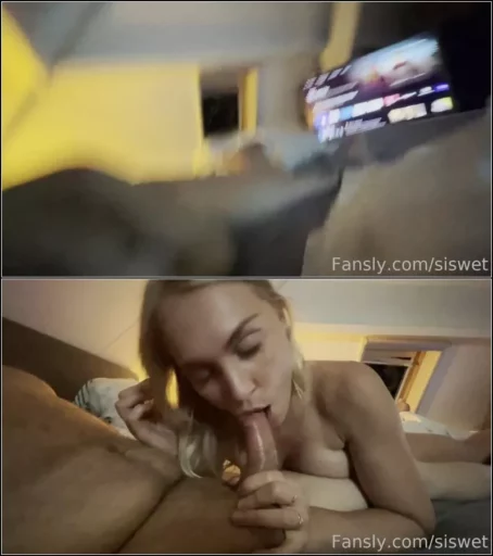 Siswet - 31.07.2022 Blowjob Eating cum , Gagging [FullHD 1080p] (Dildo)