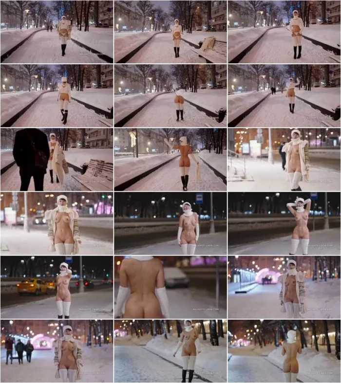 Naughty Lada - 2022-02-01 Winter walk [UltraHD/4K 2160p] (Milf)