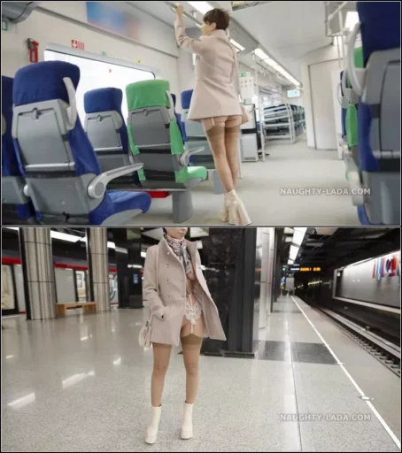 Naughty Lada - 2022-04-20 Just a coat... and stockings [UltraHD/4K 2160p] (Milf)