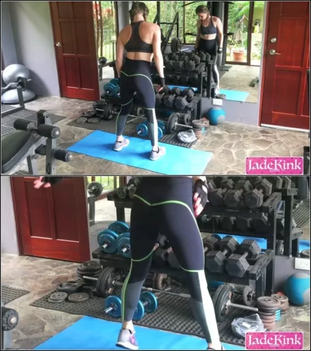 Jade - Ejaculated on in the Gym by a Stranger 09.12.2022 [FullHD 1080p] (JadeKink)