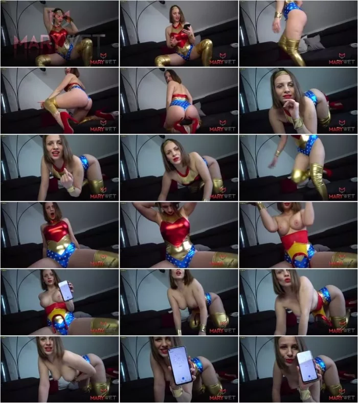 MaryWet - 3 Minuten Challenge mit Wonderwoman [HD 720p] (MDH)