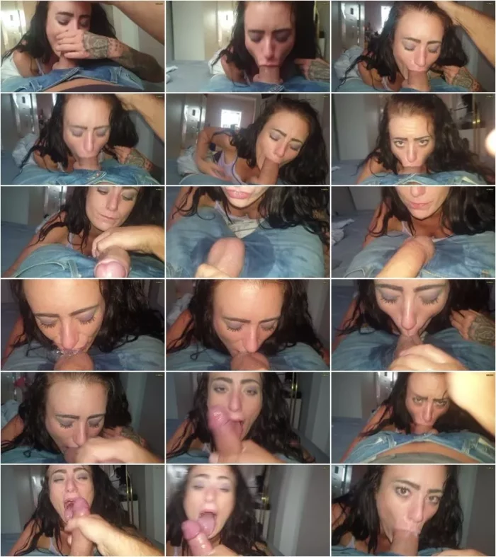 VickyBubbles - Deepthroat bis er abspritzt ber mein ganzes Gesicht [FullHD 1080p] (MDH)