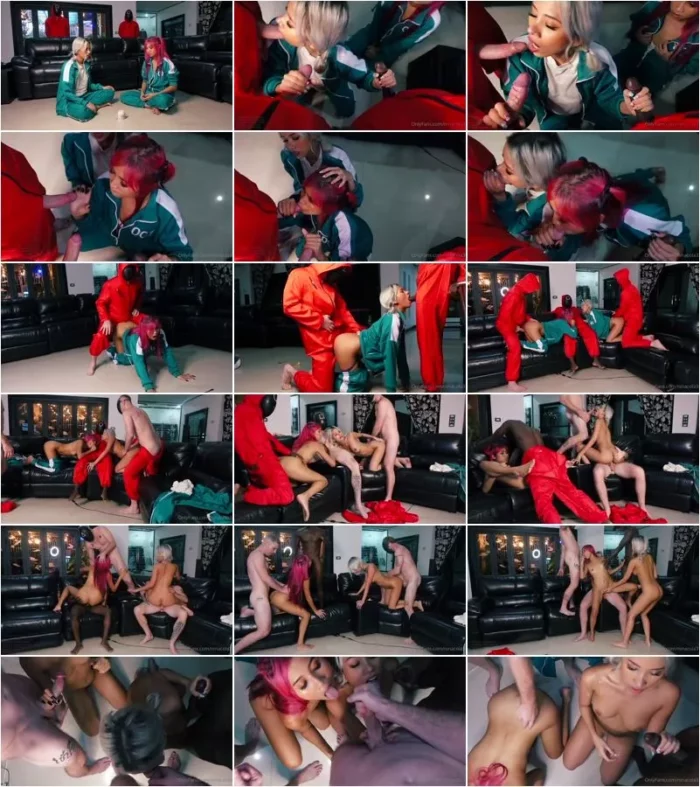 Ninacola  - Squid Game Turns To Wild Orgy [FullHD 1080p] (Interracial)