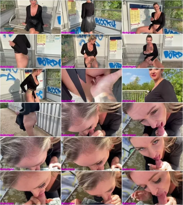 BellaTight - Am Bahnhof aufgerissen [FullHD 1080p] (MDH)