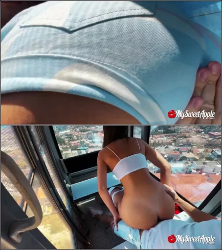 MySweetApple - 22 10 04 sex on the cablecar [FullHD 1080p] (Amateur)