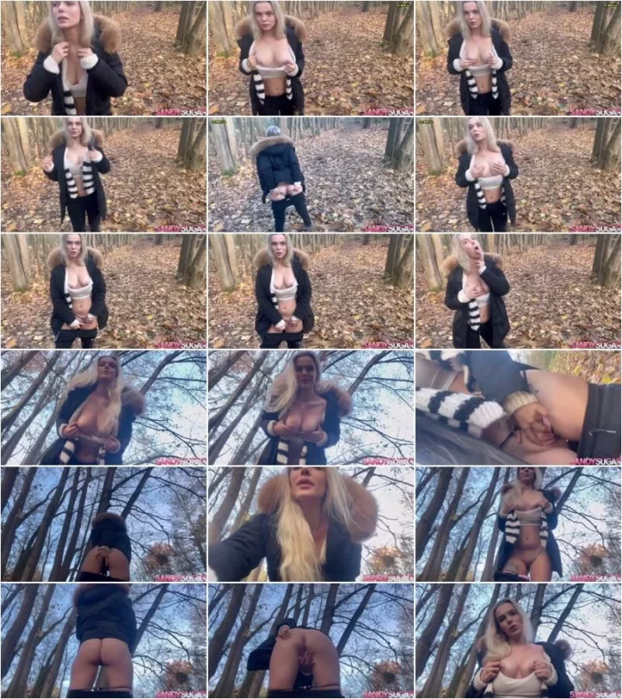SandySugar - Beim Waldspaziergang hei geworden und gefingert [HD 720p] (MDH)