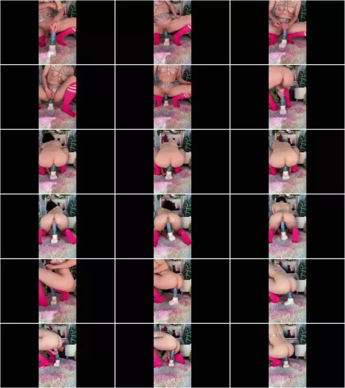 TentacleBimbo  - Deep Pussy Fuck on Flared Chance [FullHD 1080p] (Dildo)