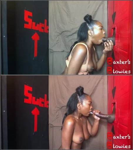 Amateur - BAXHOLED Ebony Gets GIANT LOAD in Mouth 15.02.2023 [FullHD 1080p] (Baxters Blowies)